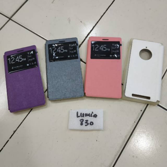 Flip case Nokia Lumia 830 flipcase book cover sarung buku buka tutup flipshell