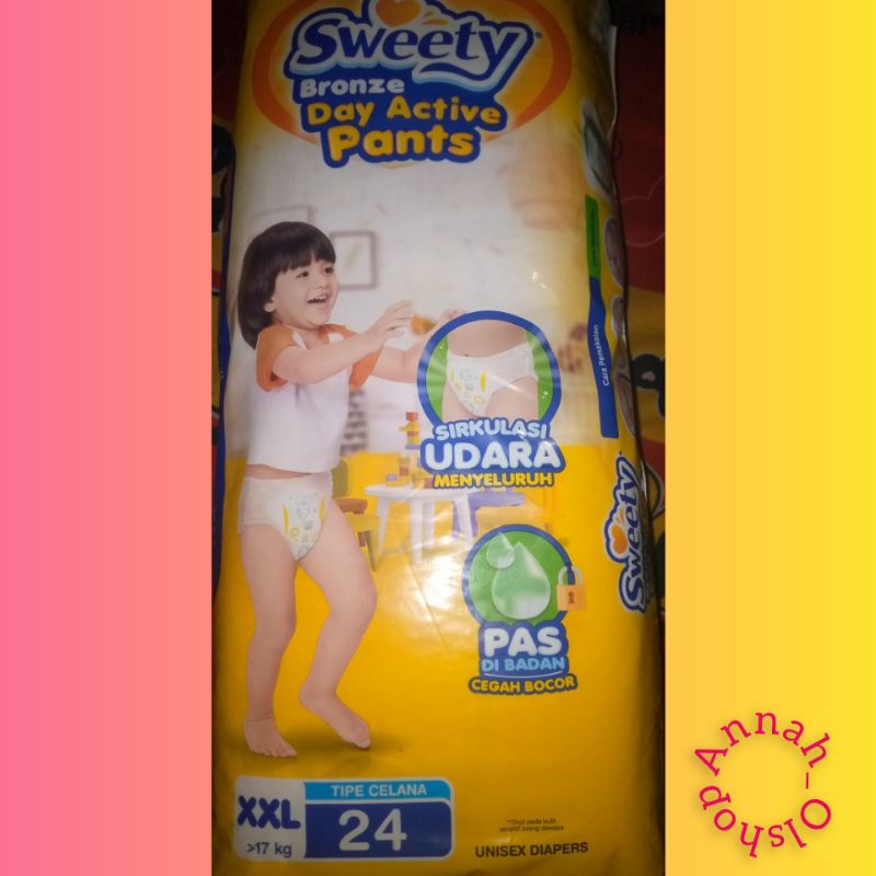 Pampers Sweety Bronze Day Active Pants XXL 24