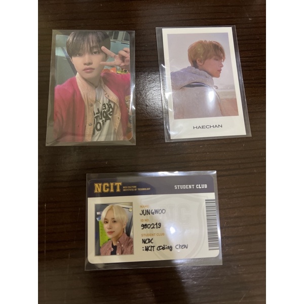 chenle jewel universe ver haechan polaroid from home jungwoo sticker ncit id photopack