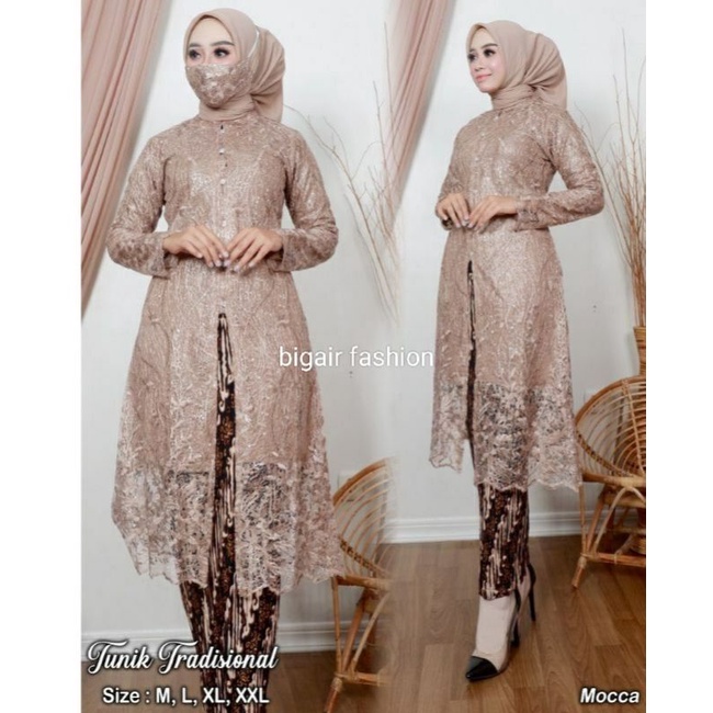 KEBAYA MODERN KEBAYA TUNIK TILLE SPIDER  KEBAYA TUNIK BUSUI  KEBAYA TRADISIONAL BY BA