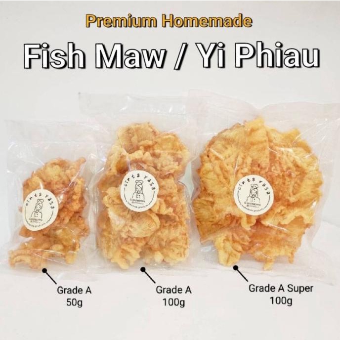 

Hipio/Yi Phiau/Perut Ikan/Gelembus Ikan/Fish Maw