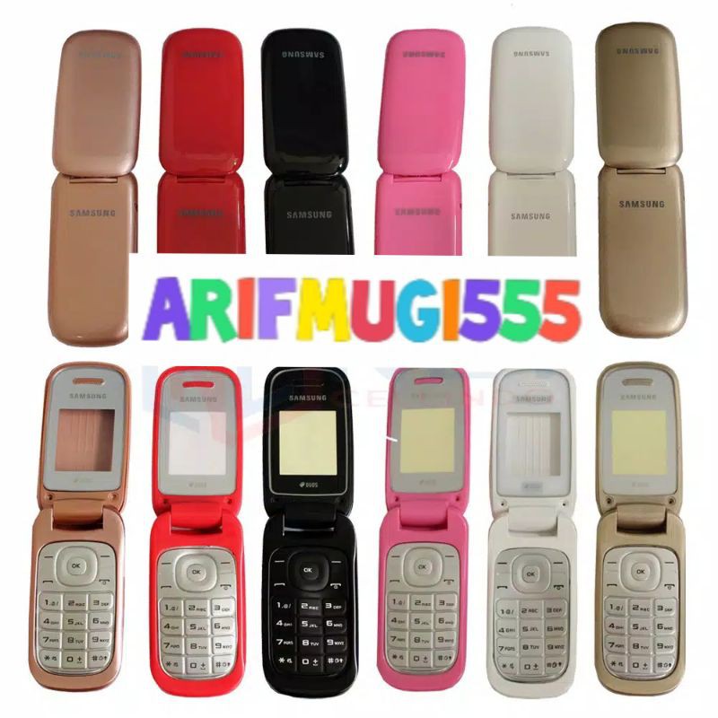 CASING FULLSET SAMSUNG LIPAT CARAMEL E1272