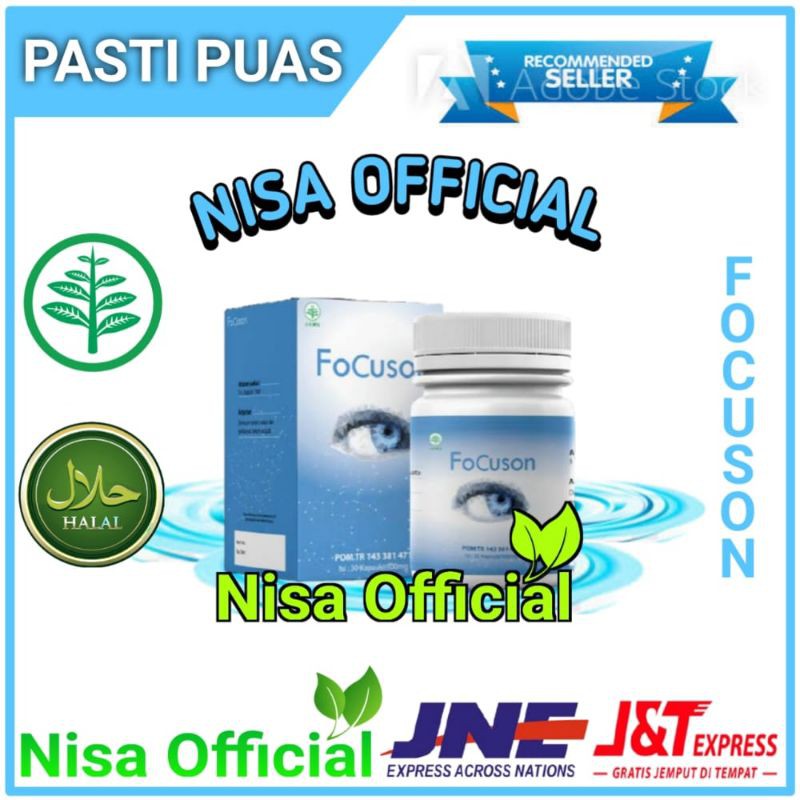 FOCUSON Asli Obat Penyakit Masalah Mata - Mata Min Herbal foCuson Original BPOM