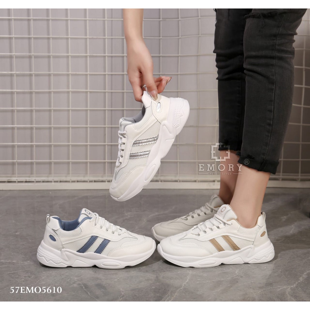 SEPATU SNEAKERS WANITA EMORYSTYLE   Zarinna  5610 MARBELAYUK