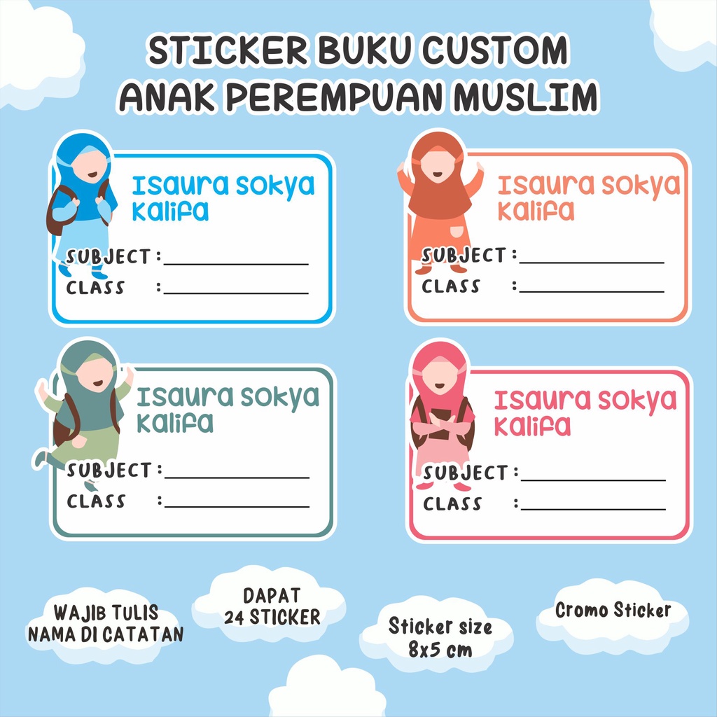 

STICKER BUKU ANAK PEREMPUAN MUSLIMAH