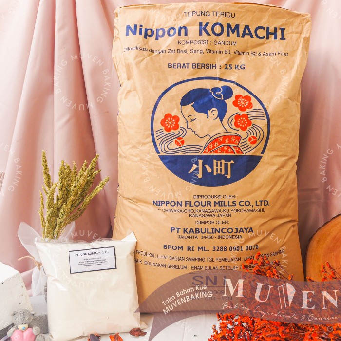

PROMO [COD] TEPUNG TERIGU JEPANG KOMACHI (PROTEIN TINGGI) 1kg