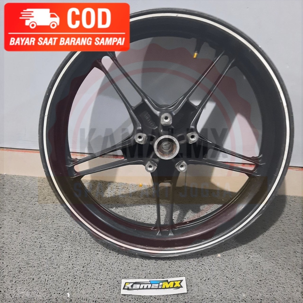 VELG PELEK BELAKANG MXKING MX KING VIXION NEW - BARANG ORI ASLI COPOTAN MOTOR NORMAL SUDAH ADA LAKER