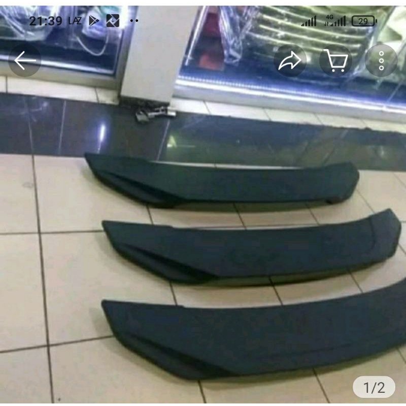 spoiler modulo CIVIC TURBO sedan with lamp