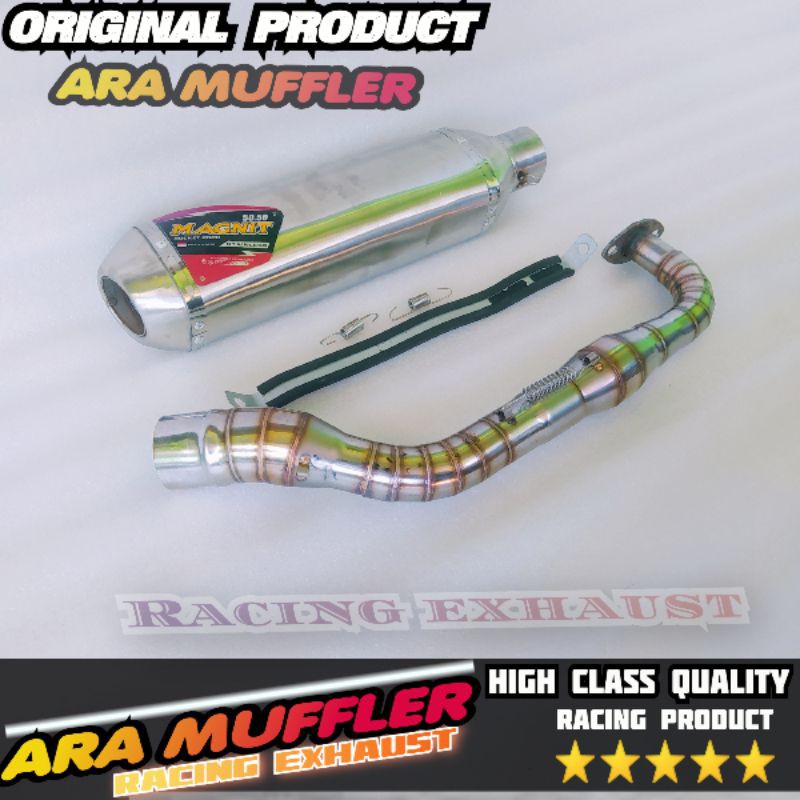Knalpot racing Yamaha Lexi 125 150 model Ckc Kapsul Original Magnit