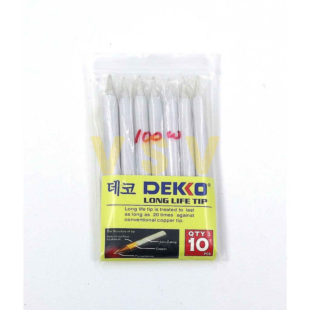 MATA SOLDER DEKKO tip 100 w Mata solder DEKKO 100 watt Tumpul