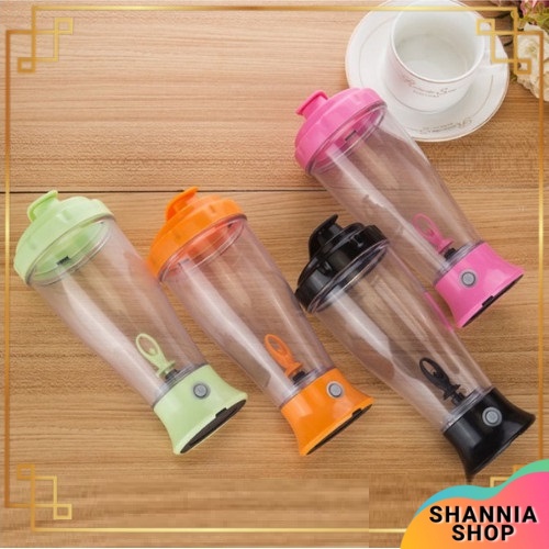 H23 Botol Aduk Otomatis Skinny Moo Mixer 350ml / Self Stirring Mug Bottle / Gelas Mixer (H-23)