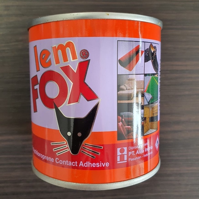 LEM FOX KUNING 600GR / LEM SERBAGUNA KARET KULIT KARPET