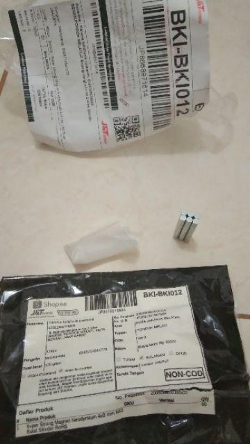 Super Strong Magnet Neodymium 4x3 Mm N52 Bulat Silinder Rohs