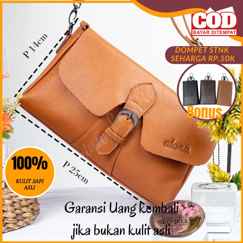 TAS WANITA Terbaru 2021 tas branded SHOULDER BAG ALONA CHARLOTTE KULIT ASLI