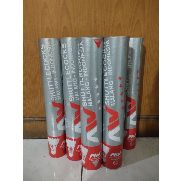 shuttlecock kok bola bulu tangkis aw silver