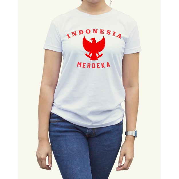 KAOS DISTRO WANITA GARUDA MERDEKA