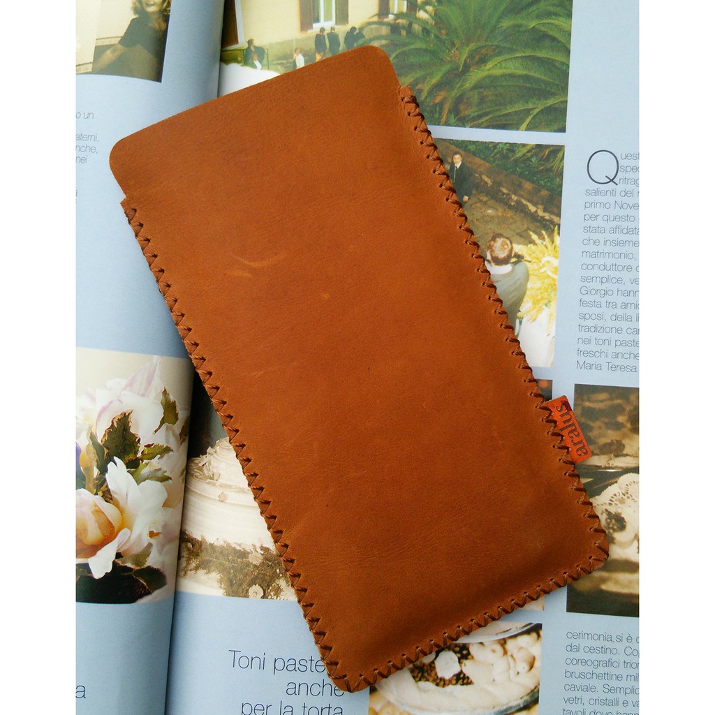 Genuine Leather Case Samsung Galaxy A71 Sarung HP Kulit Sapi Asli Pouch bisa Custom