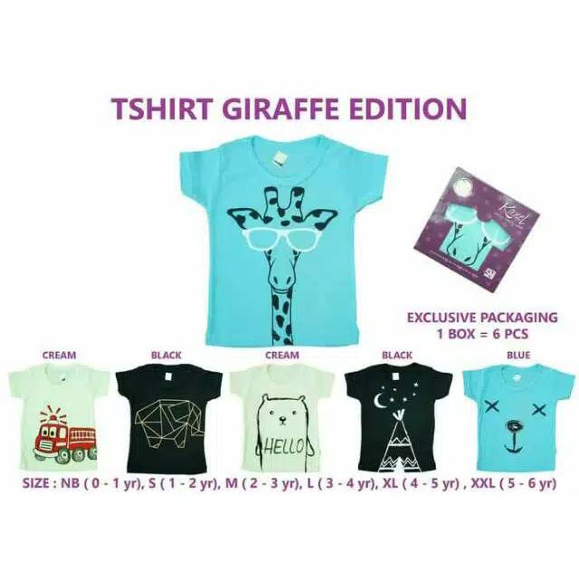 Kaos kazel anak cowok