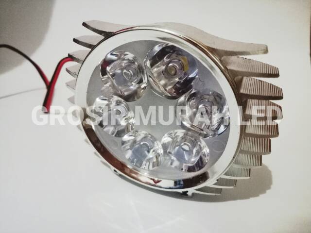 Lampu LED CREE Tembak Sorot 6 Mata Gepeng Slim Motor HIGH QUALITY