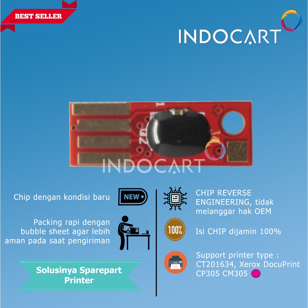 Chip CT201632 CT201633 CT201634 CT201635-Xerox DocuPrint CP305 CM305