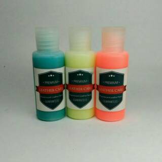  CAT  GLOW IN THE DARK FLUORESCENT LEATHER PAINT untuk  