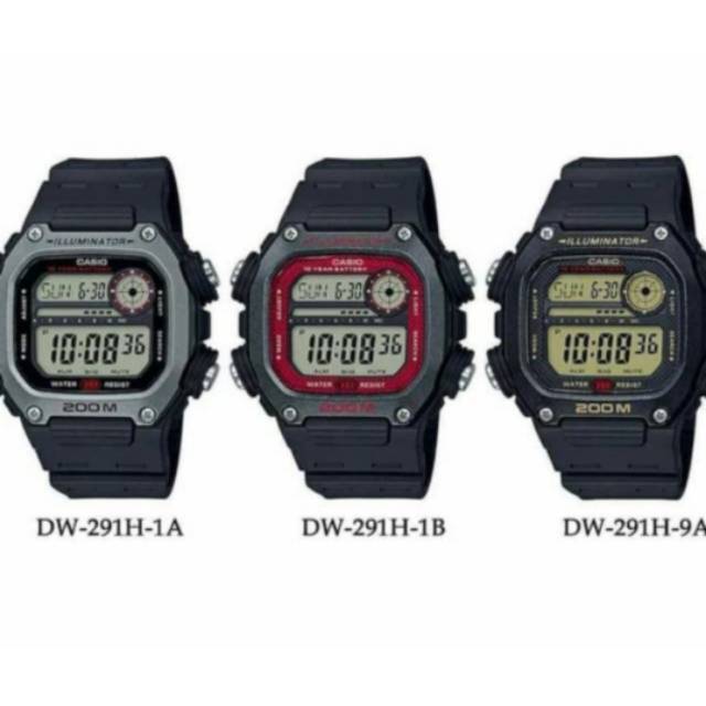 Jam Tangan Pria Casio DW-291H DW291H Original