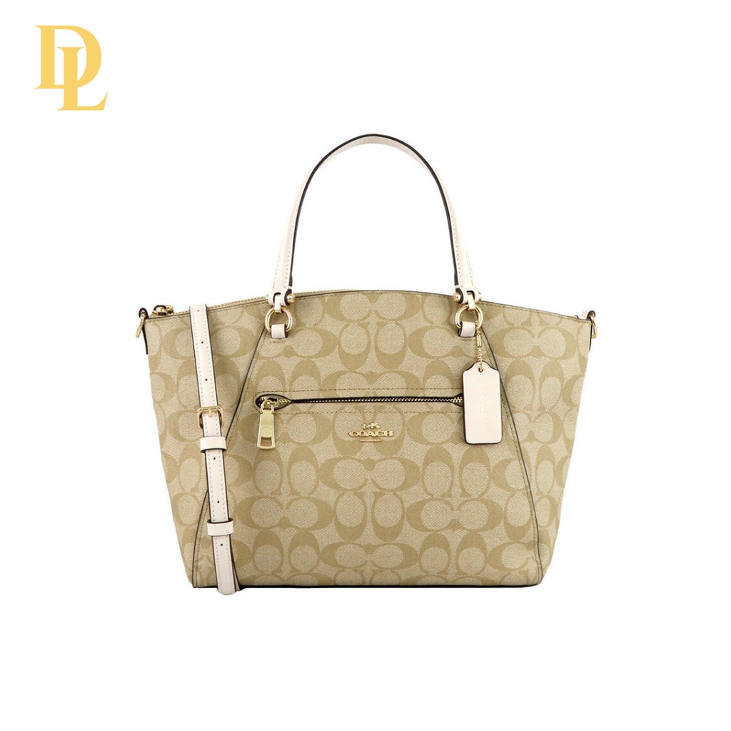 PRAIRIE SATCHEL IN SIGNATURE CANVAS (COACH F79998)