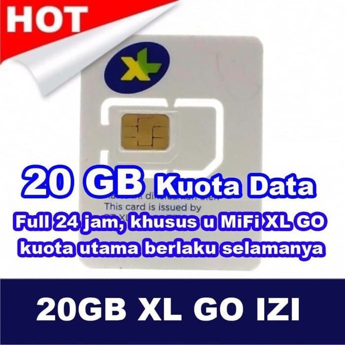 Order Langsung Kartu Perdana Internet XL Go 4G Gratis Kuota 90Gb/3bln Tanpa Isi Pulsa Murah
