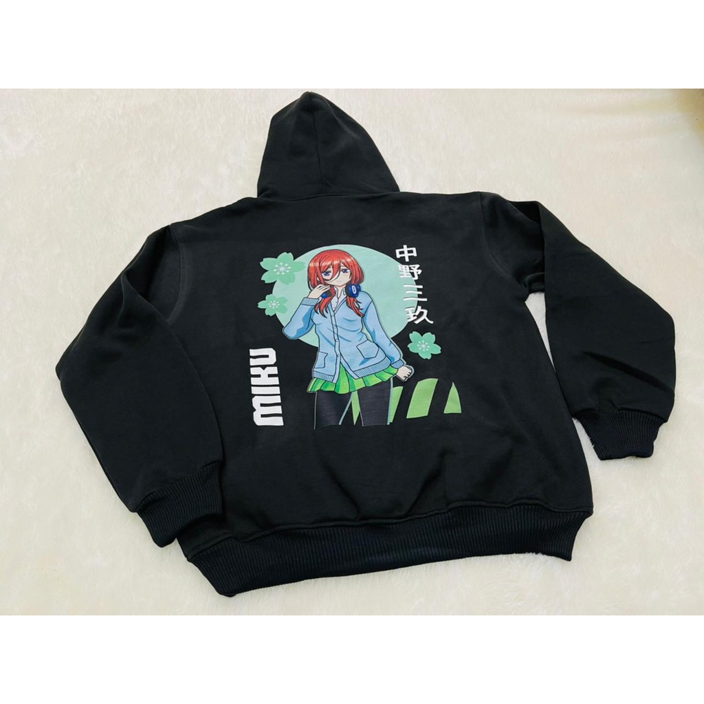 Hoodie Miku Nakano The Quintessential Quintuplets Premium Fleece