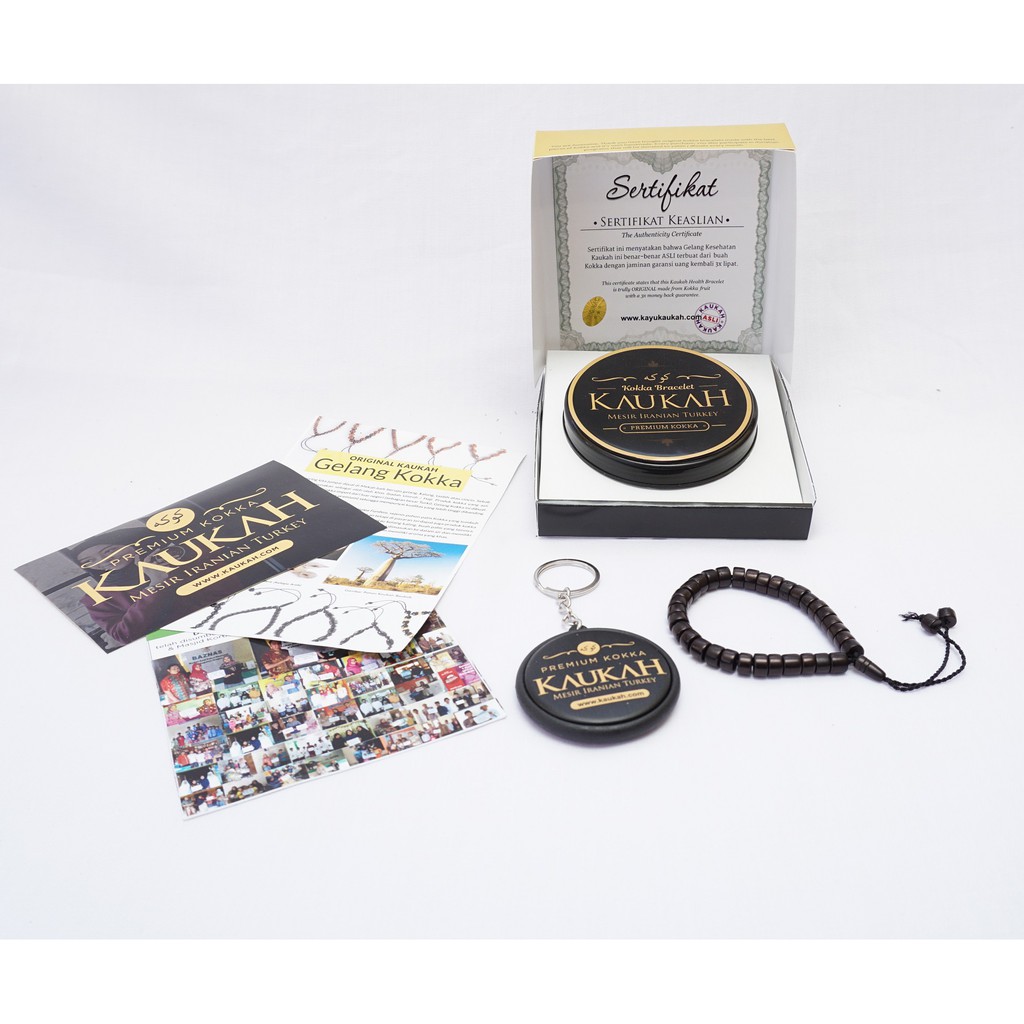 

❤️ Gelang Kokka PREMIUM Kotak Hitam + Kaleng Dus Box Esklusif