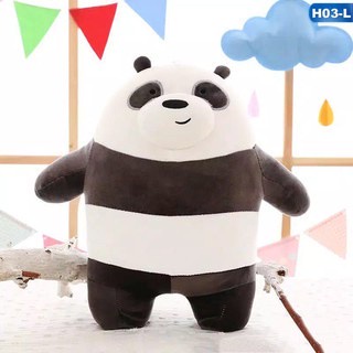 Boneka We Bare Bears Boneka Panda Kecil Imut Murah Boneka Beruang Ice Bare Bear Sedang Lembut