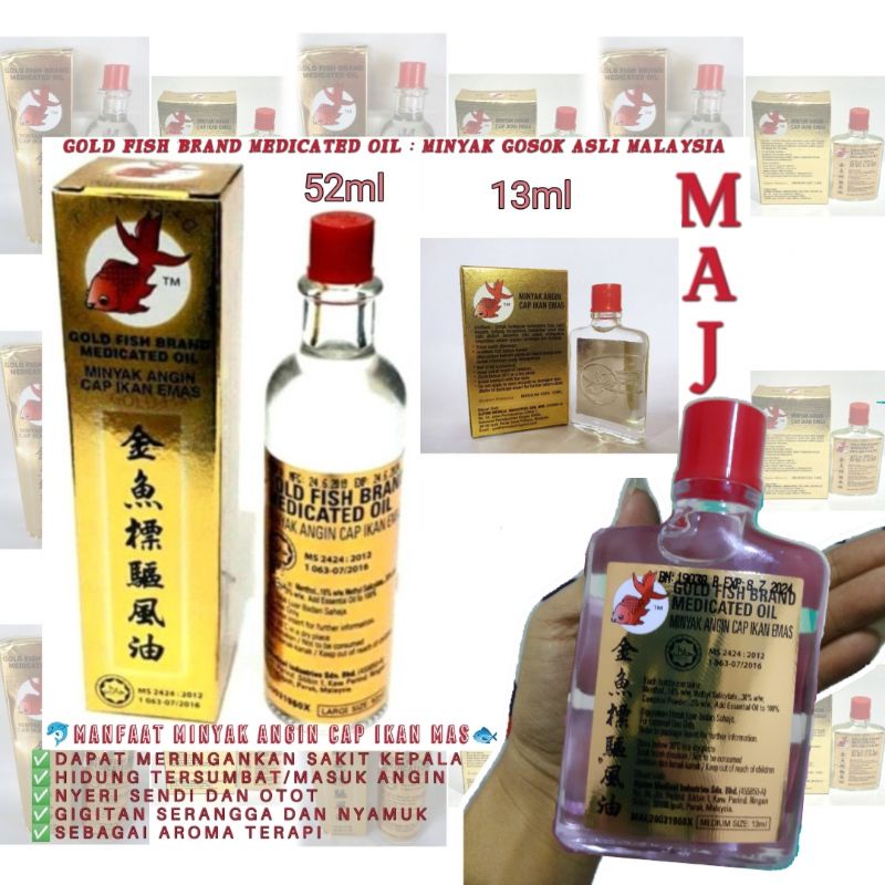MINYAK ANGIN CAP IKAN MAS 13ml
