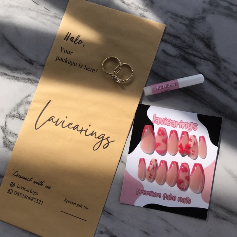 KUKU PALSU FAKE NAILS MEDAN MURAH