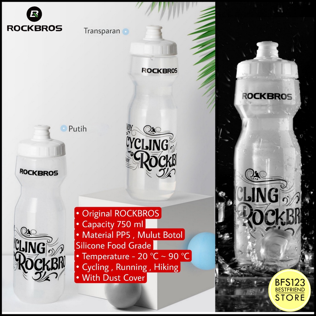 ROCKBROS Botol Minum Sepeda Sport 750 ml DCBT69D