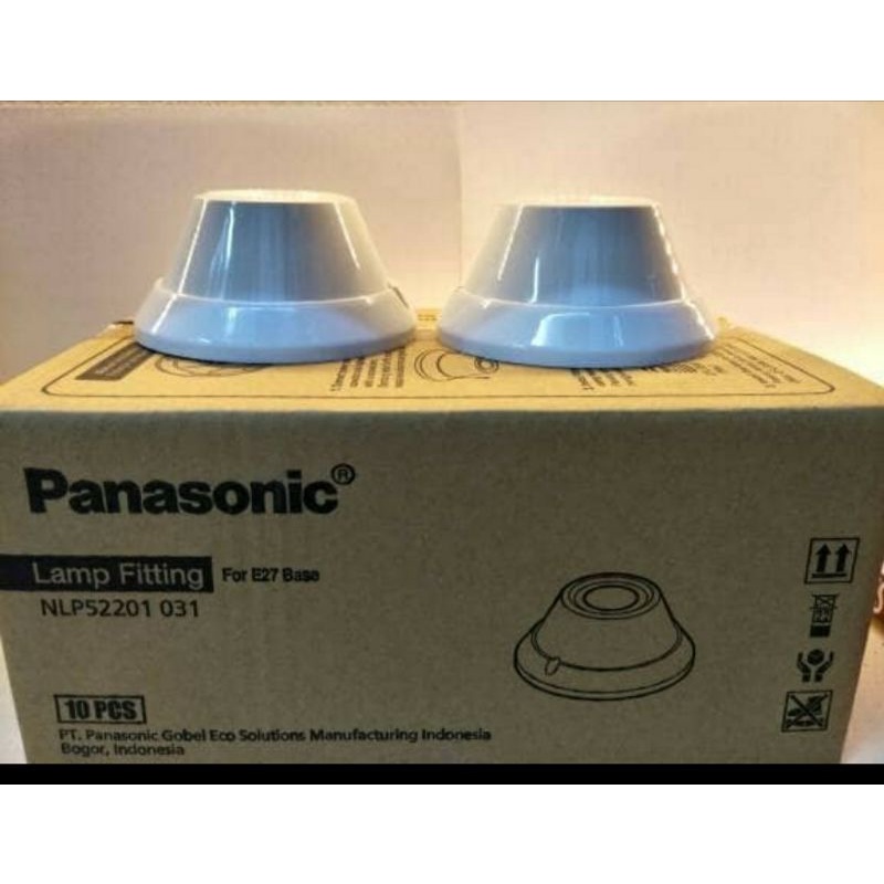 Panasonic fiting plavon bulat NLP 52201 eceran fitting