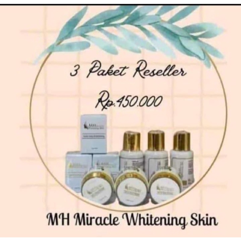MH MIRACLE WHITENING SKIN(3 PAKET)