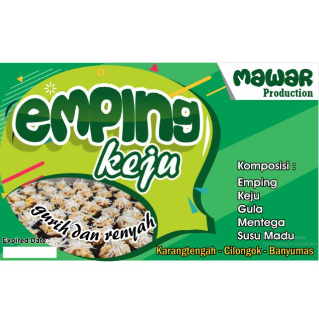 

Emping Keju Karangtengah