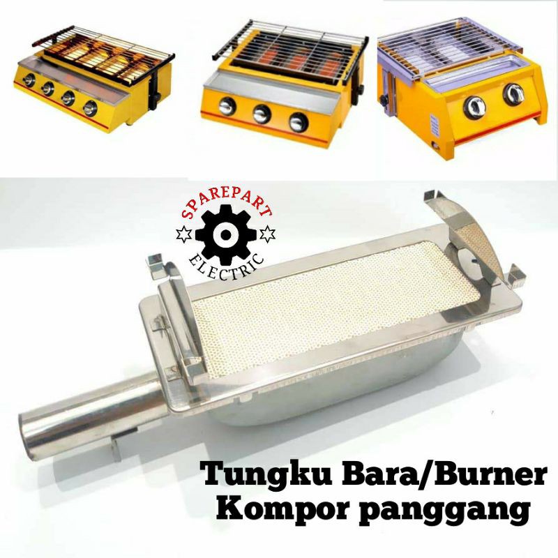 TUNGKU BURNER BARA API ROASTER KOMPOR PANGGANGAN SOSIS BERKUALITAS