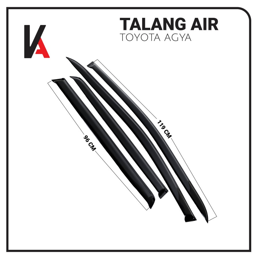 TALANG AIR MOBIL TOYOTA AGYA MODEL FLAT ORIGINAL BERKUALITAS