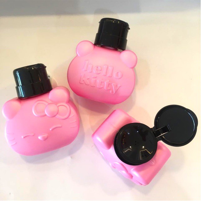 Botol pump helokity warna / botol aceton aseton hello kitty hellokity botol makeup remover