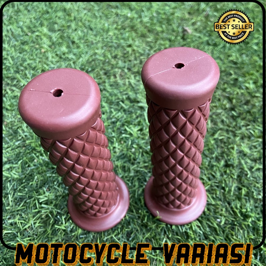 handgrip karet stang retro klasik VESPA XSR W175 CB SCOOPY NMAX semua motor