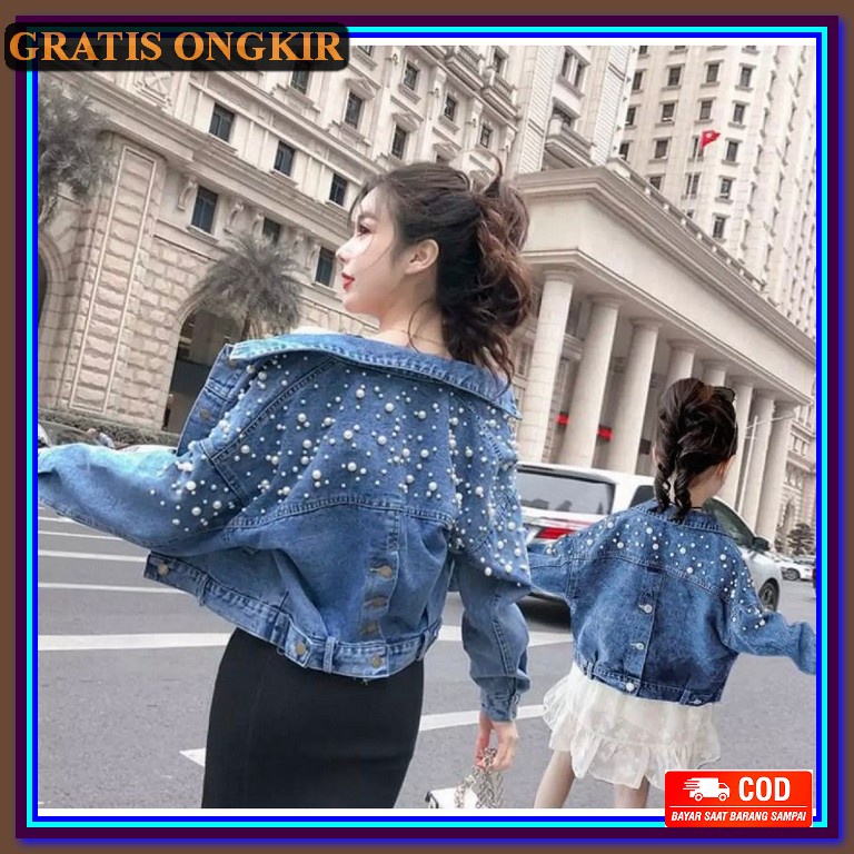 Jaket Jeans 2022 Terbaru Jens Levis Kekinian s Jacket 2021 Wanita M Jaket Jeans Wanita Anak Dan D