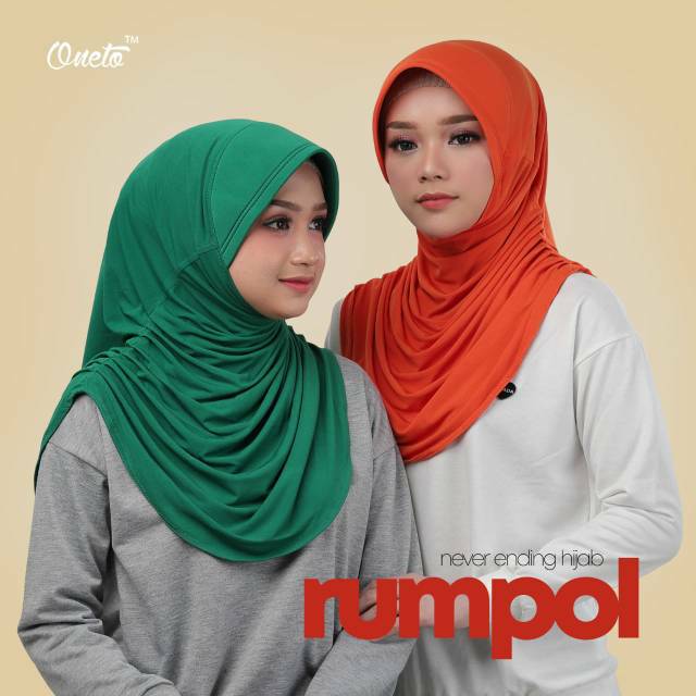 Jilbab Bergo Rumana Polos Original Oneto