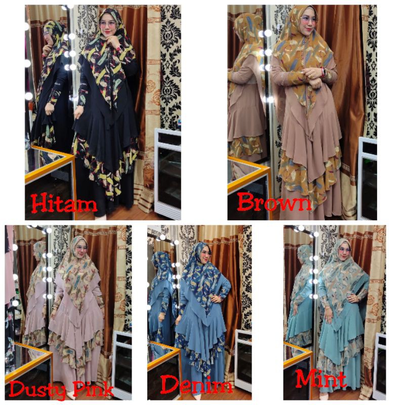 DRESS KHAYLA PRINT STANDART , ORI BY. YODIZEIN SYARI