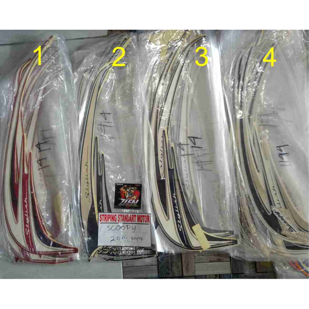 striping scoopy 2015