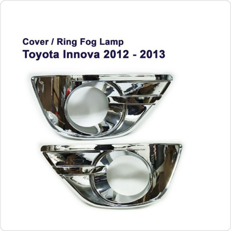 GARNIS FOG LAMP BUMPER CHROME MOBIL INNOVA 2012-2013