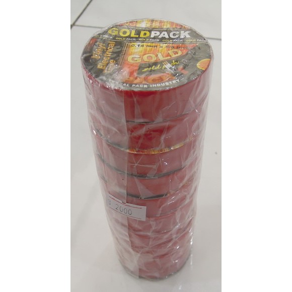 

Selotip 1/2 x 10 GoldPack Merah