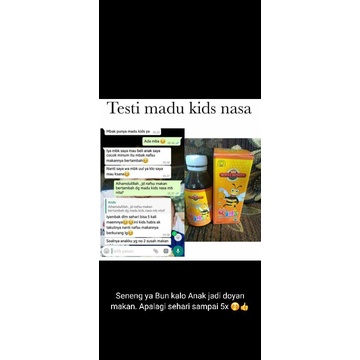 Madu Super Kids herbal Nasa/Penambah Nafsu makan/Mencerdaskan