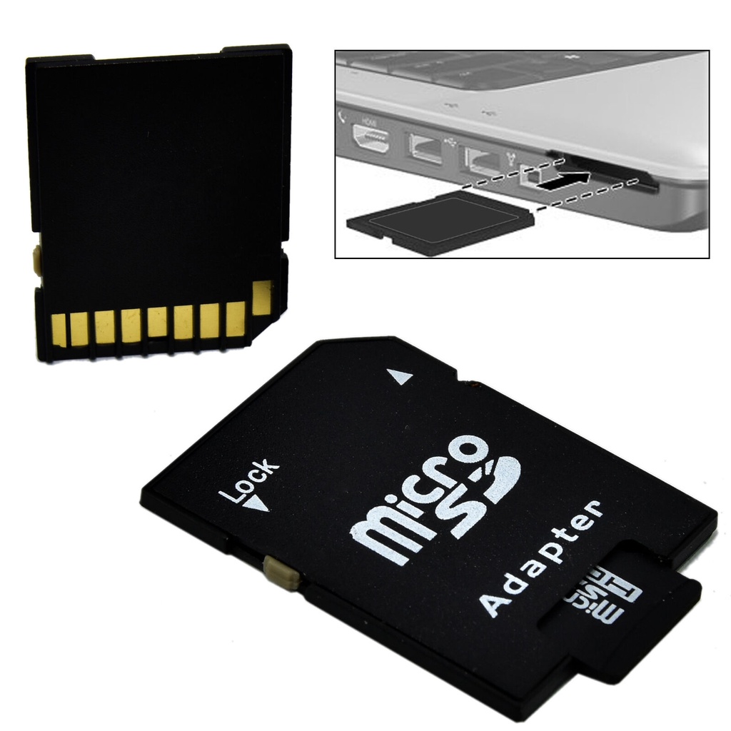 Adapter MMC Converter konverter Micro SD Rumah memory MMC Micro SD To SDCard Laptop notebook Kamera asus acer lenovo