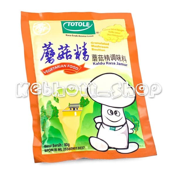 

Totole Granulated Mushroom 80gr Kaldu rasa Jamur Vegetarian Food